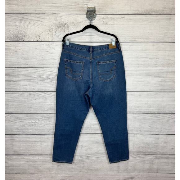 American Eagle Plus Size High Rise Mom Jeans Size 14 - Picture 8 of 10